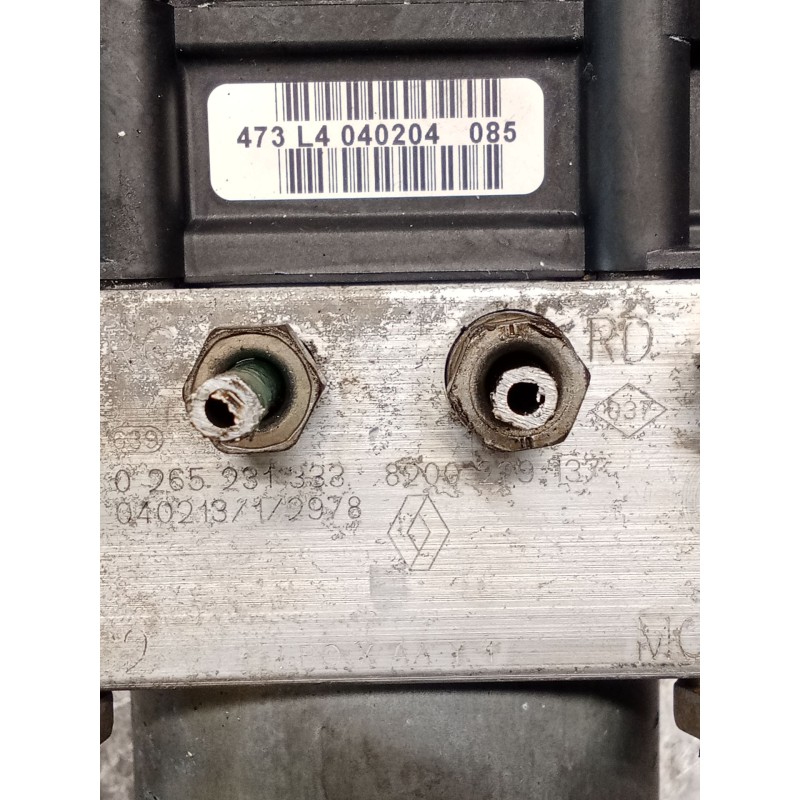 Recambio de abs para renault clio ii (bb_, cb_) 1.5 dci (b/cb08) referencia OEM IAM 0265800335 8200229137 0265231333