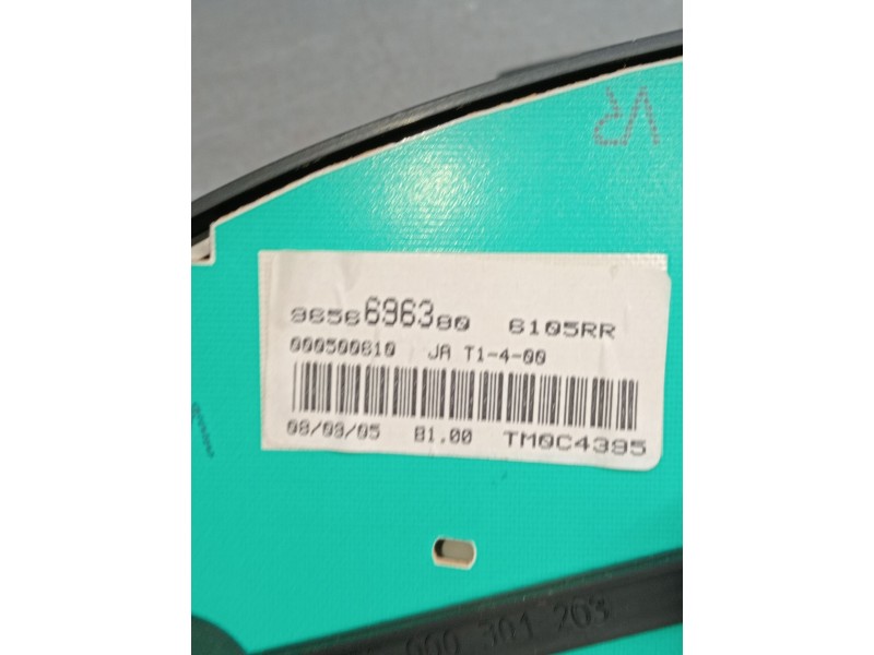 Recambio de cuadro instrumentos para peugeot 206 hatchback (2a/c) 1.4 i referencia OEM IAM 9656696380 TM0C4395 