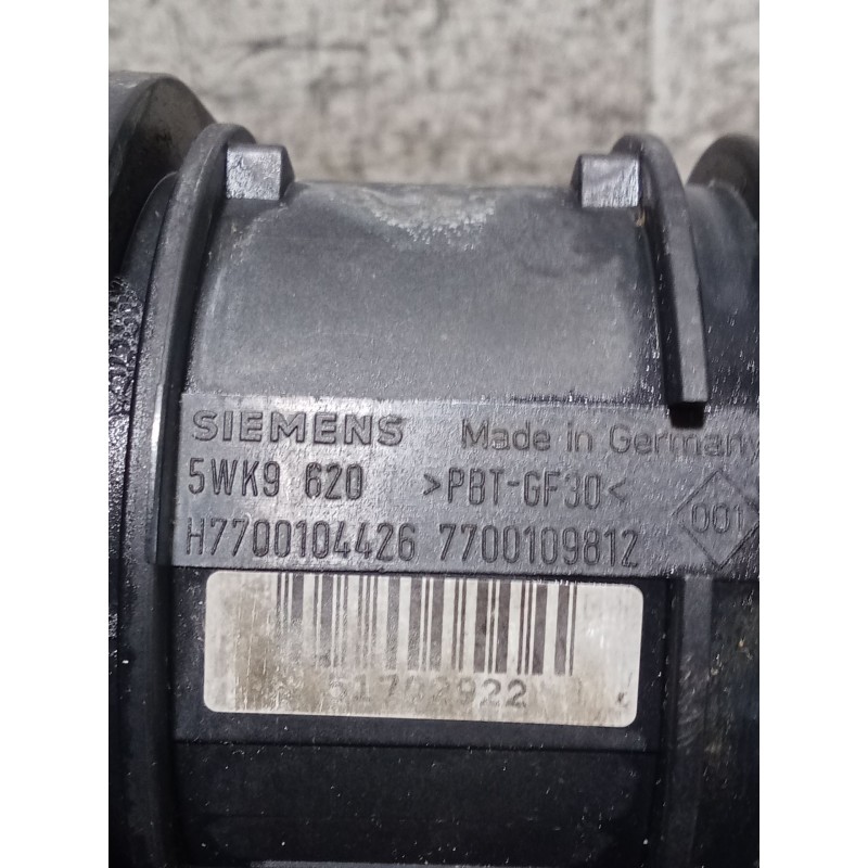 Recambio de caudalimetro para renault kangoo express (fc0/1_) 1.9 dci 4x4 (fc0v) referencia OEM IAM 7700109812 5WK9620 H77001044