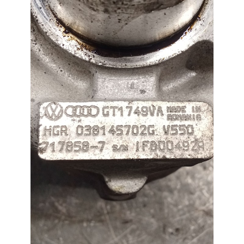 Recambio de turbocompresor para audi a4 b7 avant (8ed) 2.0 tdi 16v referencia OEM IAM GT1749VA 038145702G 