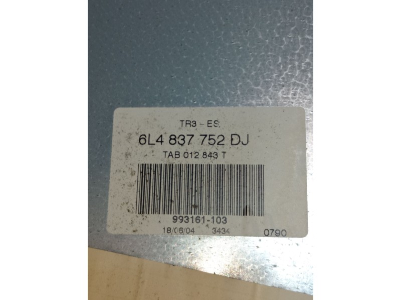 Recambio de elevalunas delantero derecho para seat cordoba (6l2) 1.4 16v referencia OEM IAM 6L4837752DJ  