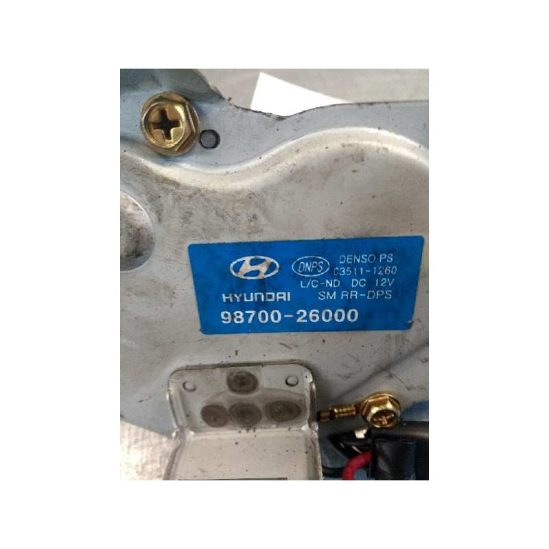 Recambio de motor limpia trasero para hyundai santa fe (sm) 2.0 gls crdi edition-plus 4x4 referencia OEM IAM 035111260 987002600