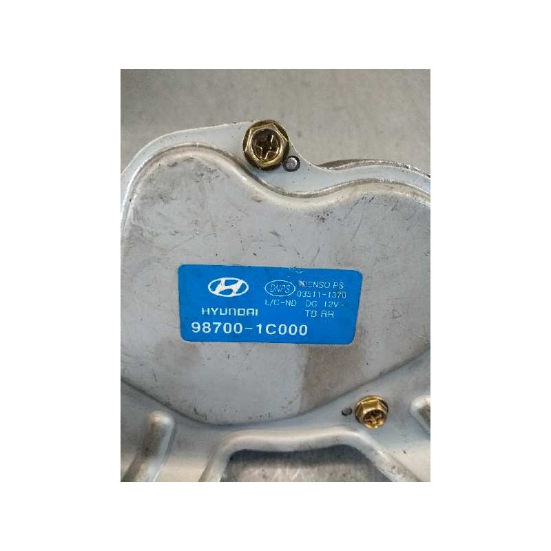 Recambio de motor limpia trasero para hyundai getz (tb) 1.1 12v cat referencia OEM IAM 035111370 987001C000 