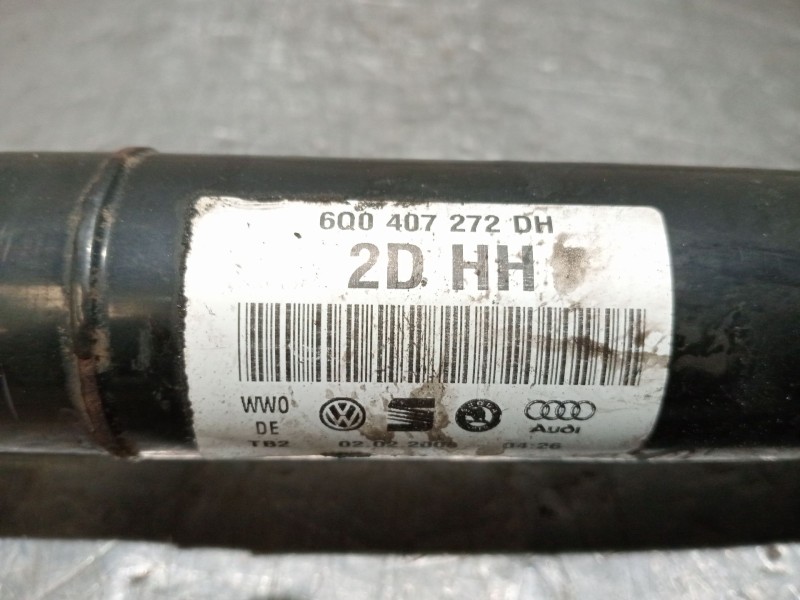 Recambio de transmision delantera derecha para seat ibiza iii (6l1) 1.4 tdi referencia OEM IAM 6Q0407272DH  