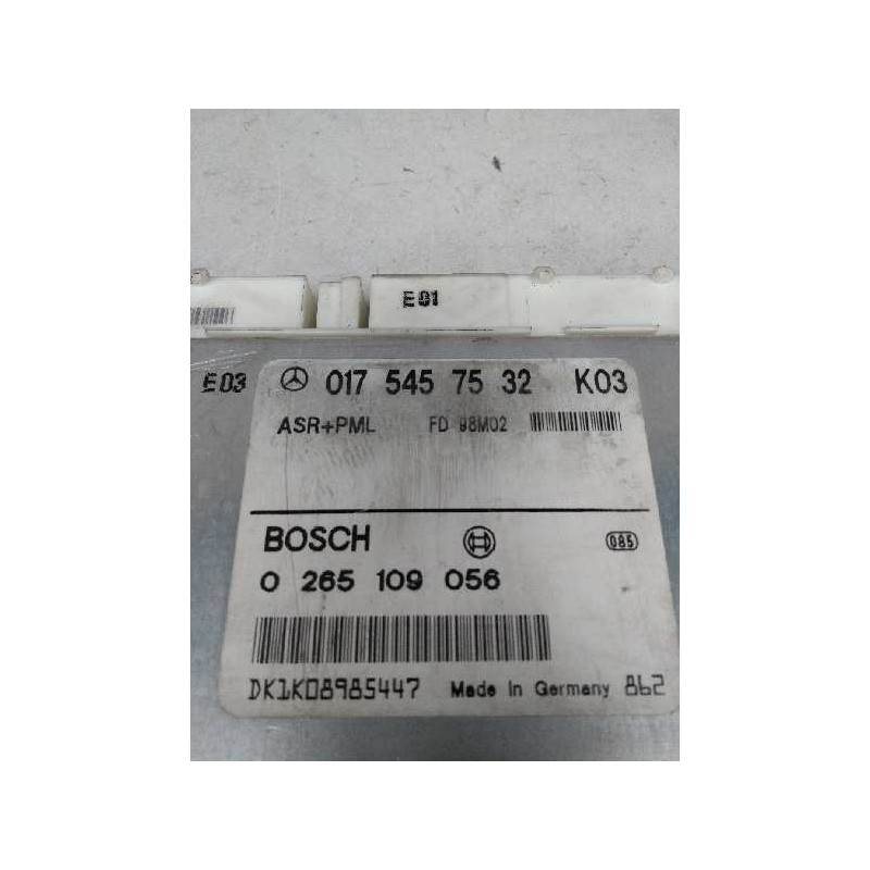 Recambio de centralita asr para mercedes clase e (w210) berlina diesel 3.0 turbodiesel cat referencia OEM IAM 0265109056 0175457
