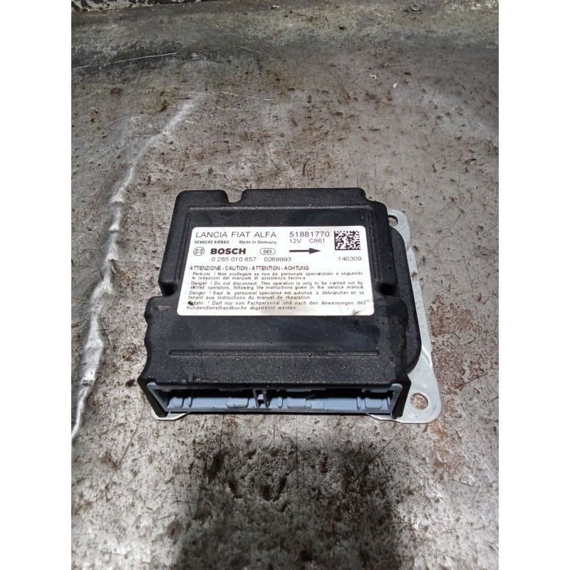 Recambio de centralita airbag para fiat doblo autobús (263_) 1.6 d multijet (263axd1b) referencia OEM IAM 0285010857 51881770 