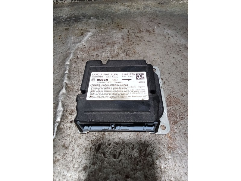 Recambio de centralita airbag para fiat doblo autobús (263_) 1.6 d multijet (263axd1b) referencia OEM IAM 0285010857 51881770 