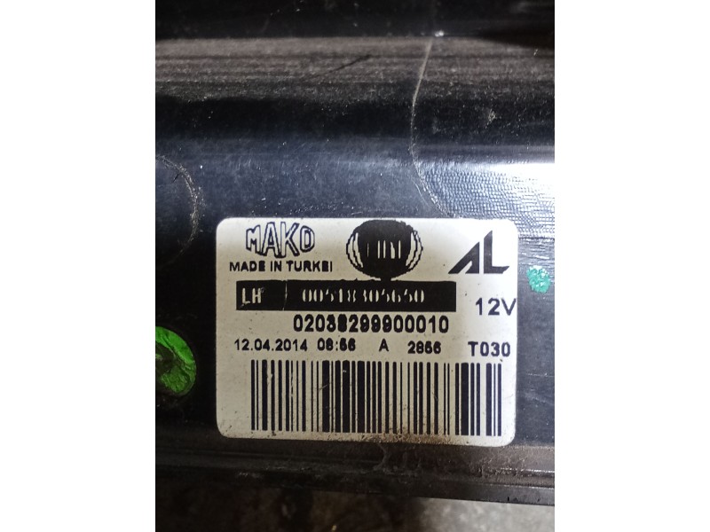 Recambio de piloto trasero izquierdo para fiat doblo autobús (263_) 1.6 d multijet (263axd1b) referencia OEM IAM 02038299900010 