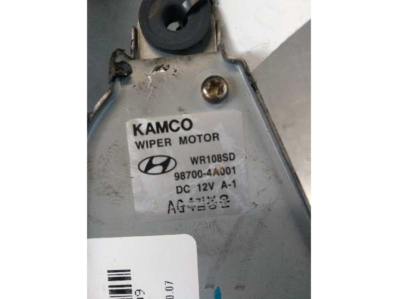 Recambio de motor limpia trasero para hyundai h 1 2.5 crdi cat referencia OEM IAM WR108SD 987004A001 