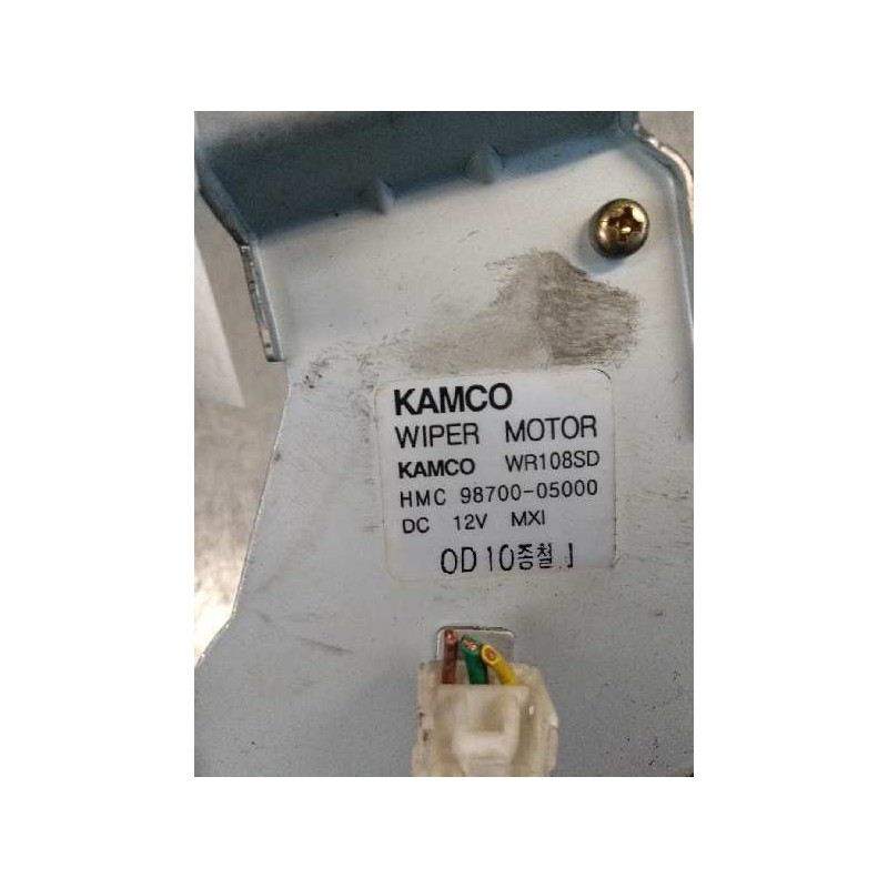 Recambio de motor limpia trasero para hyundai atos prime (mx) 1.0 cat referencia OEM IAM WR108SD 9870005000 