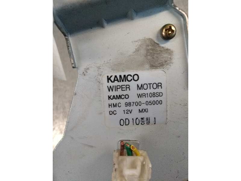 Recambio de motor limpia trasero para hyundai atos prime (mx) 1.0 cat referencia OEM IAM WR108SD 9870005000 