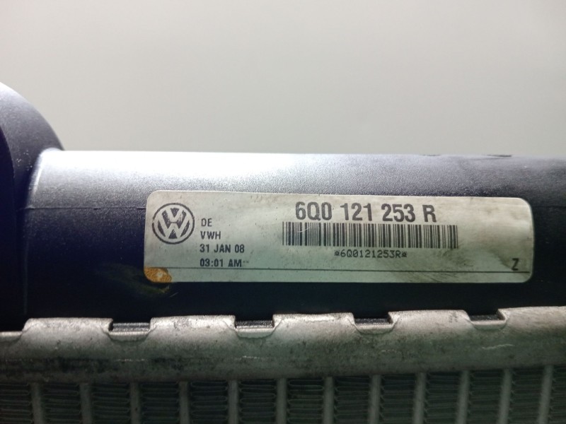 Recambio de radiador agua para seat ibiza iii (6l1) 1.4 tdi referencia OEM IAM 6Q0121253R  
