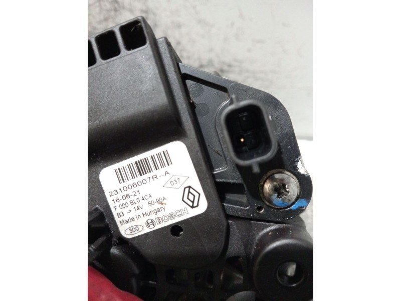 Recambio de alternador para renault clio iv (bh_) 0.9 tce 90 referencia OEM IAM 231006007R  