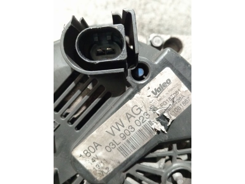 Recambio de alternador para volkswagen passat cc b6 (357) 2.0 tdi referencia OEM IAM 03L903023  