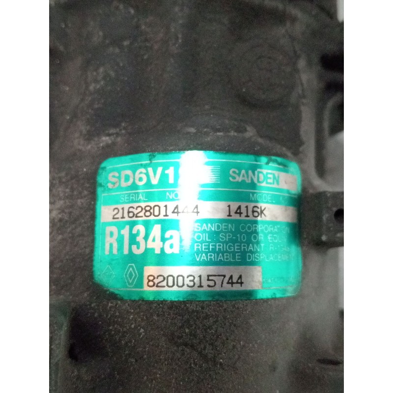 Recambio de compresor aire acondicionado para renault clio ii (bb_, cb_) 1.5 dci (b/cb08) referencia OEM IAM 8200315744  