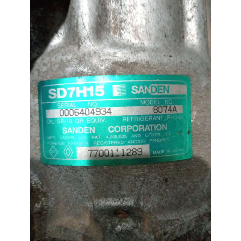 Recambio de compresor aire acondicionado para renault laguna i (b56_, 556_) 1.9 dti (b56j) referencia OEM IAM 7700111289  