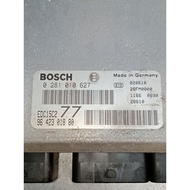 Recambio de centralita motor uce para peugeot 406 (8b) 2.0 hdi 110 referencia OEM IAM 0281010627 9642301880 