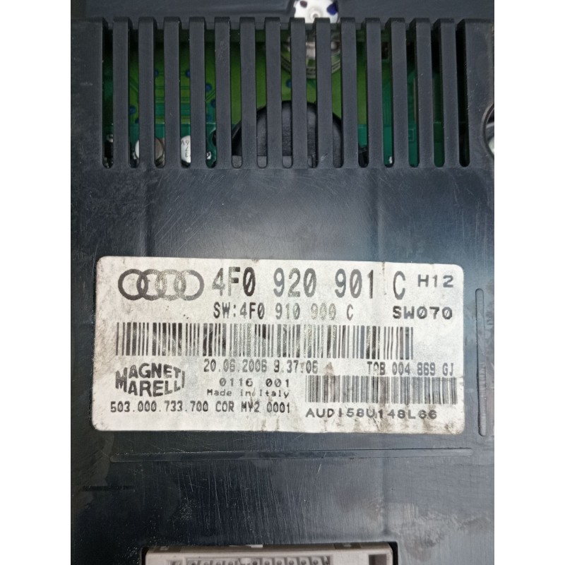 Recambio de cuadro instrumentos para audi a6 c6 (4f2) 3.0 tdi quattro referencia OEM IAM 4F0920901C 4F0910900C 