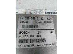 Recambio de centralita abs para mercedes clase a (w168) 1.6 cat referencia OEM IAM 0265109425 0225457132 FD98M03 K01 2