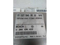 Recambio de centralita abs para mercedes clase e (w210) berlina diesel 2.7 cdi 20v cat referencia OEM IAM 0265109423 0275459532  2