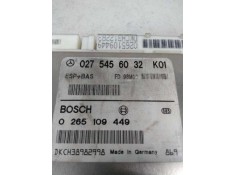 Recambio de centralita abs para mercedes clase a (w168) referencia OEM IAM 0265109449 0275456032 FD98M00 K01 2