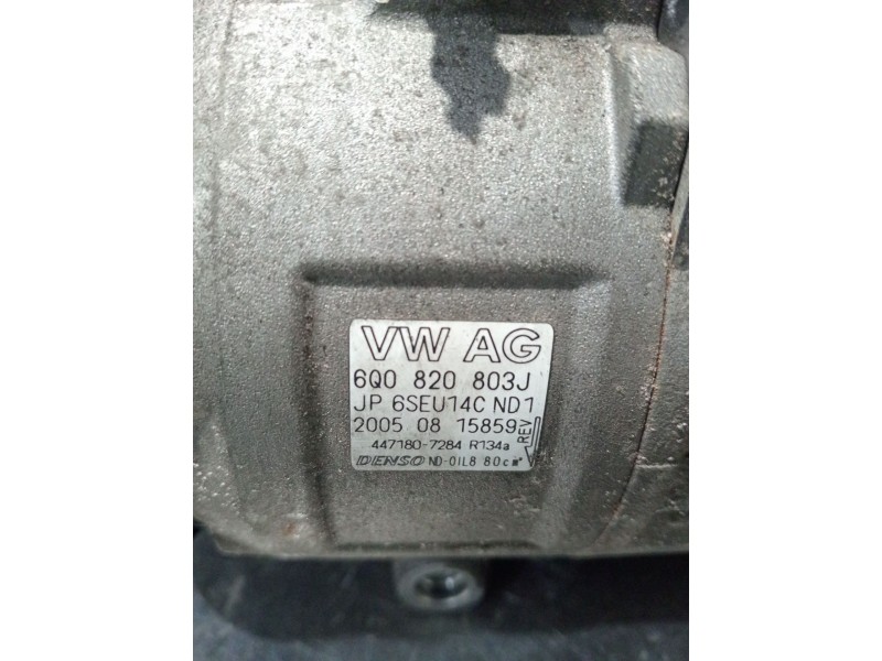 Recambio de compresor aire acondicionado para skoda fabia i combi (6y5) 1.4 tdi referencia OEM IAM 6Q0820803J 4471807284 