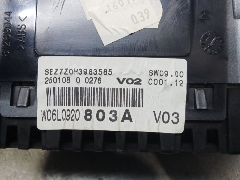 Recambio de cuadro instrumentos para seat ibiza iii (6l1) 1.4 tdi referencia OEM IAM 110080104040A W06L0920803A 