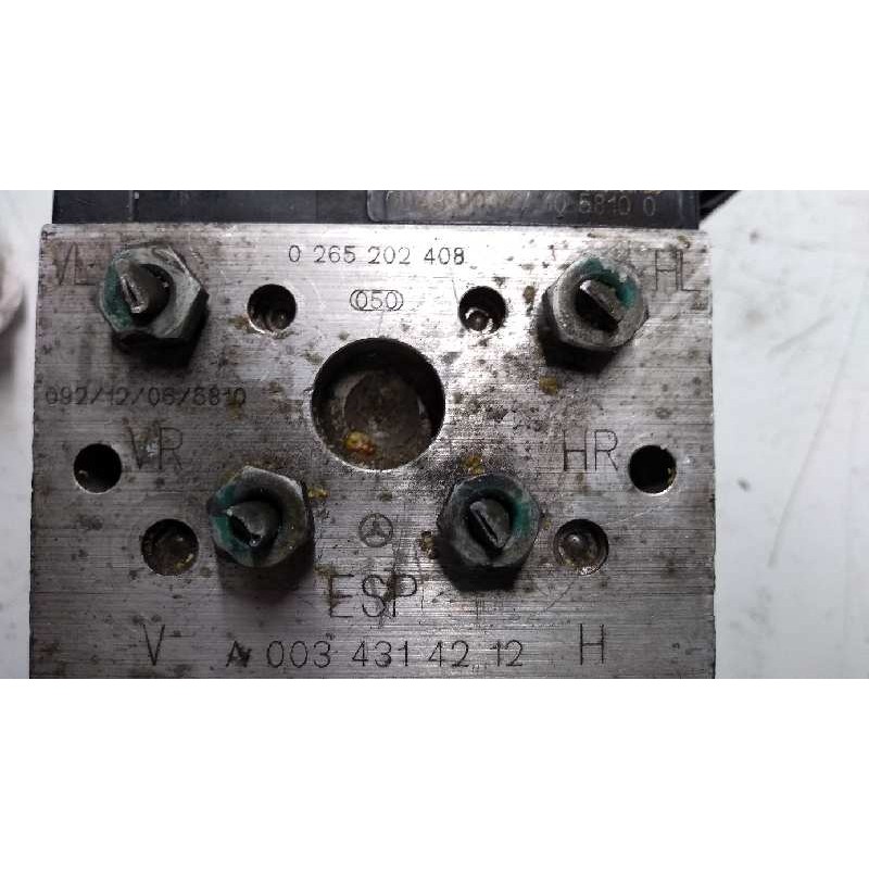 Recambio de abs para mercedes clase clk (w208) coupe 3.2 v6 18v cat referencia OEM IAM 0265202408 A0034314212 