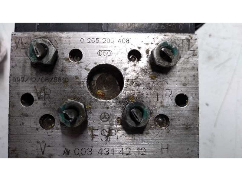 Recambio de abs para mercedes clase clk (w208) coupe 3.2 v6 18v cat referencia OEM IAM 0265202408 A0034314212 