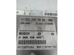 Recambio de centralita abs para mercedes clase clk (w208) coupe 3.2 v6 18v cat referencia OEM IAM 0265109450 0275455932 FD99M05  2