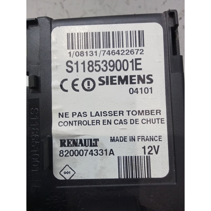 Recambio de conmutador de arranque para renault megane ii (bm0/1_, cm0/1_) 1.6 16v (bm0c, cm0c) referencia OEM IAM S118539001E 8
