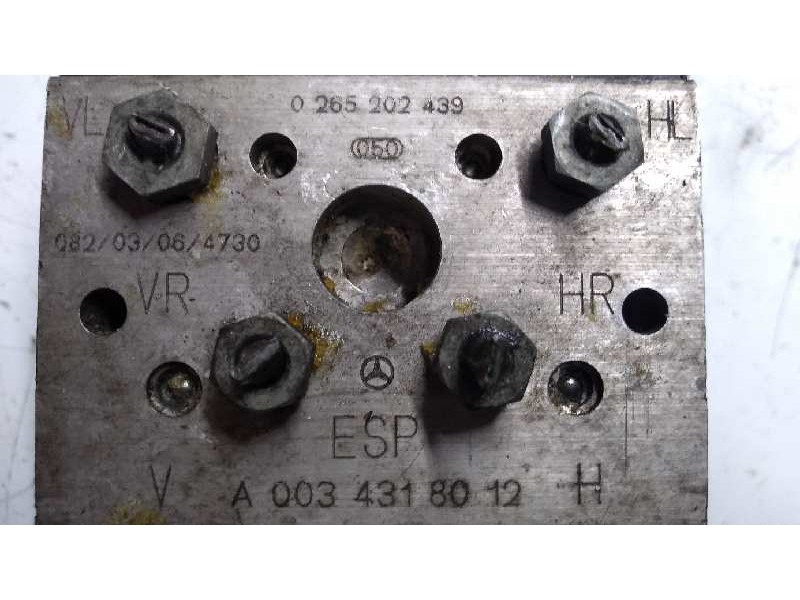 Recambio de abs para mercedes clase s (w220) berlina 5.0 v8 24v cat referencia OEM IAM 0265202439 A0034318012 