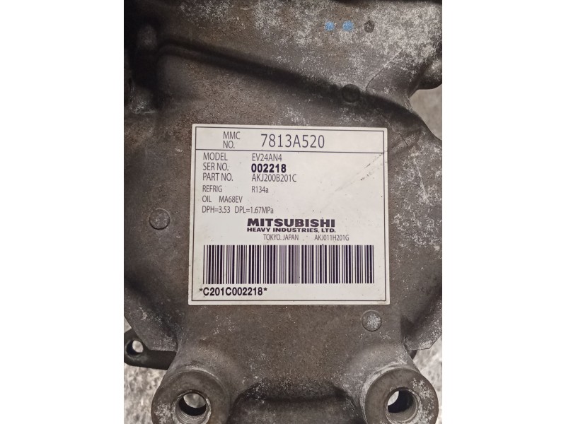 Recambio de compresor aire acondicionado para citroën c-zero referencia OEM IAM 7813A520 AKJ200B201C ELECTRICO