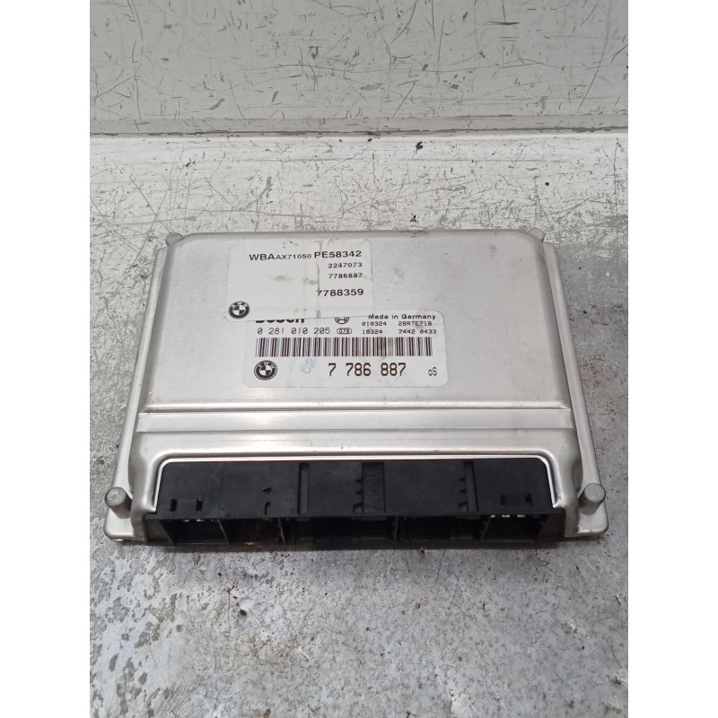 Recambio de centralita motor uce para bmw serie 3 touring (e46) 2.0 16v diesel cat referencia OEM IAM 0281010205 7786887 