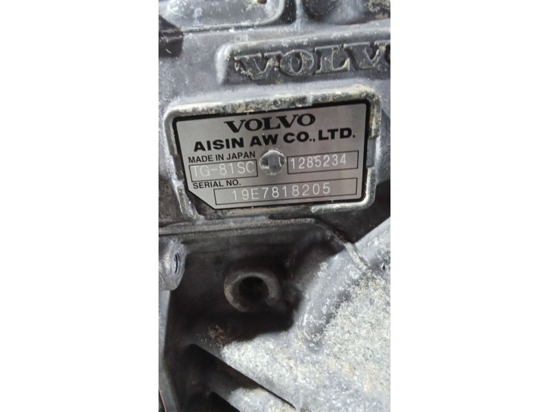 Recambio de caja cambios para volvo xc60 business plus 2wd referencia OEM IAM TG81SC AUTOMATICO 1285234 19E7818205