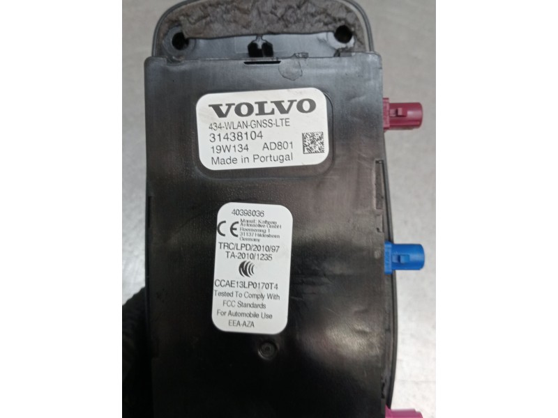 Recambio de antena para volvo xc60 business plus 2wd referencia OEM IAM 31438104 19W134AD801 