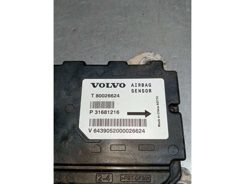 Recambio de centralita airbag para volvo xc60 business plus 2wd referencia OEM IAM T80026624 P31681216 V6439052000026624