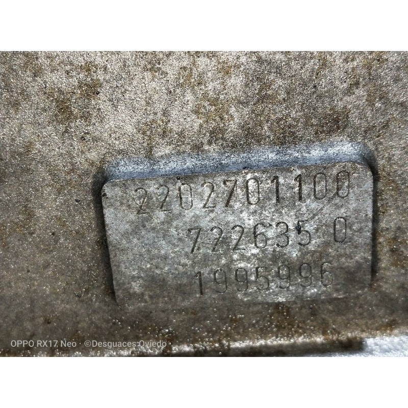 Recambio de caja cambios para mercedes clase s (w220) berlina 5.0 v8 24v cat referencia OEM IAM 2202701100 722635 01995996