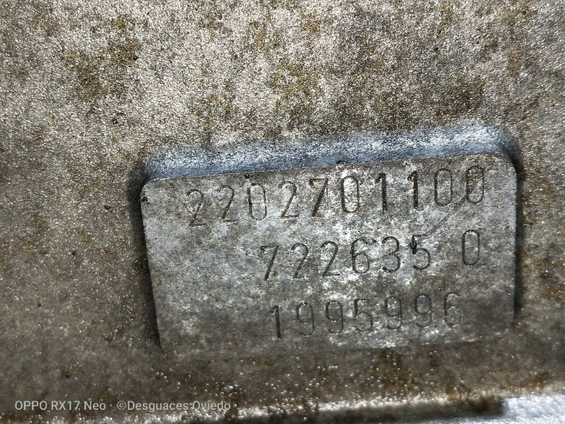 Recambio de caja cambios para mercedes clase s (w220) berlina 5.0 v8 24v cat referencia OEM IAM 2202701100 722635 01995996