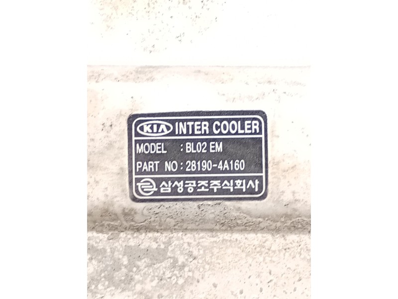 Recambio de intercooler para kia sorento i (jc) 2.5 crdi referencia OEM IAM 281904A160  