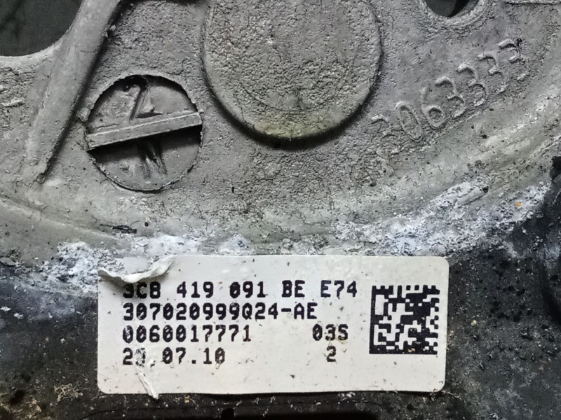 Recambio de volante para volkswagen sharan (7n1, 7n2) 2.0 tdi referencia OEM IAM 3CB419091BE  