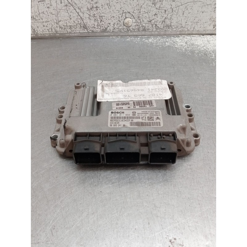 Recambio de centralita motor uce para peugeot 307 sw (3h) 1.6 hdi 110 referencia OEM IAM 0281011634 9660324180 9653958980
