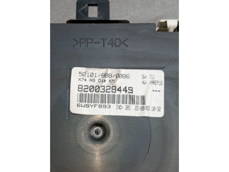 Recambio de cuadro instrumentos para renault laguna ii (bg0/1_) 2.2 dci (bg0f) referencia OEM IAM 8200328449  