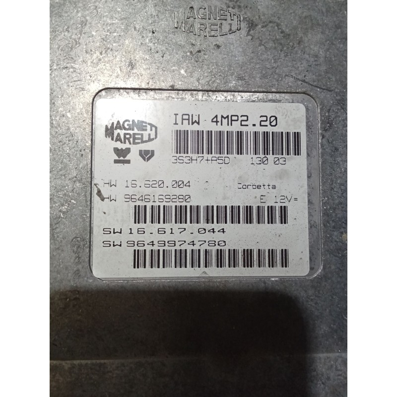 Recambio de centralita motor uce para peugeot 406 coupe (s1/s2) 2.2 referencia OEM IAM IAW4MP220 9649974780 