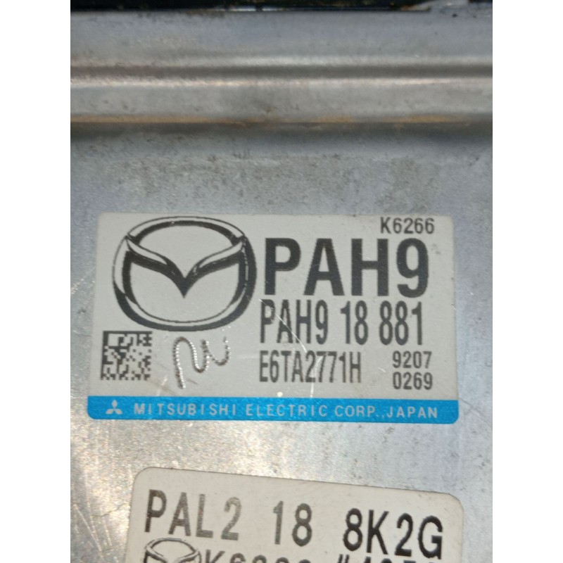 Recambio de centralita motor uce para mazda 3 hatchback (bp) 2.0 skyactiv-g m hybrid referencia OEM IAM PAH918881 E6TA2771H 