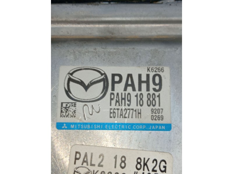Recambio de centralita motor uce para mazda 3 hatchback (bp) 2.0 skyactiv-g m hybrid referencia OEM IAM PAH918881 E6TA2771H 