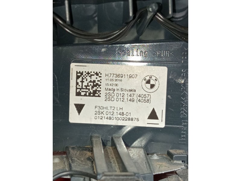 Recambio de piloto trasero izquierdo interior para bmw 3 touring (f31) 318 d referencia OEM IAM H7736911907 2SD012147 2SD012149