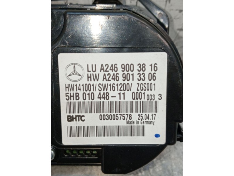 Recambio de mando calefaccion / aire acondicionado para mercedes-benz clase b sports tourer (w246, w242) b 180 cdi / d (246.212)