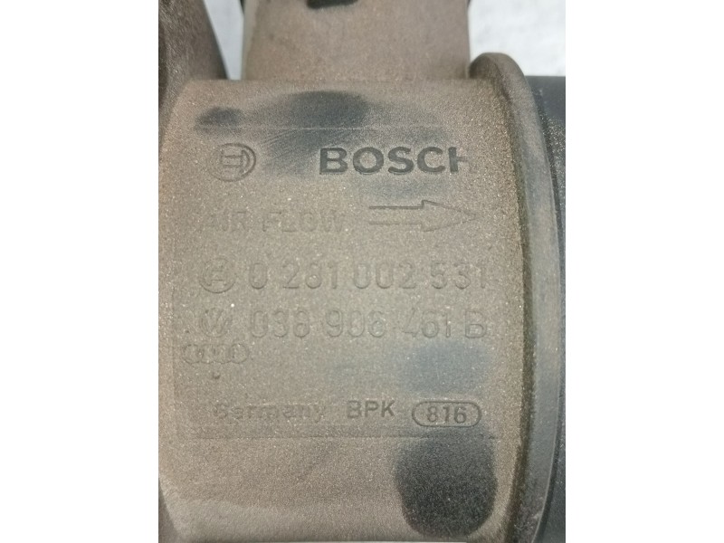Recambio de caudalimetro para seat ibiza iii (6l1) 1.4 tdi referencia OEM IAM 0281002531 038906461B 