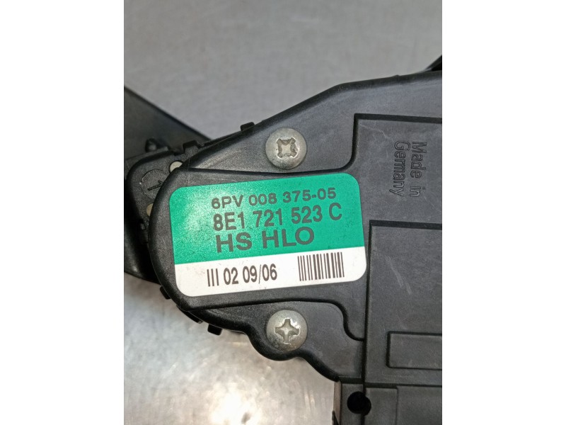 Recambio de potenciometro pedal para audi a4 b7 (8ec) 2.0 tdi 16v referencia OEM IAM 6PV00837505 8E1721523C HSHLO